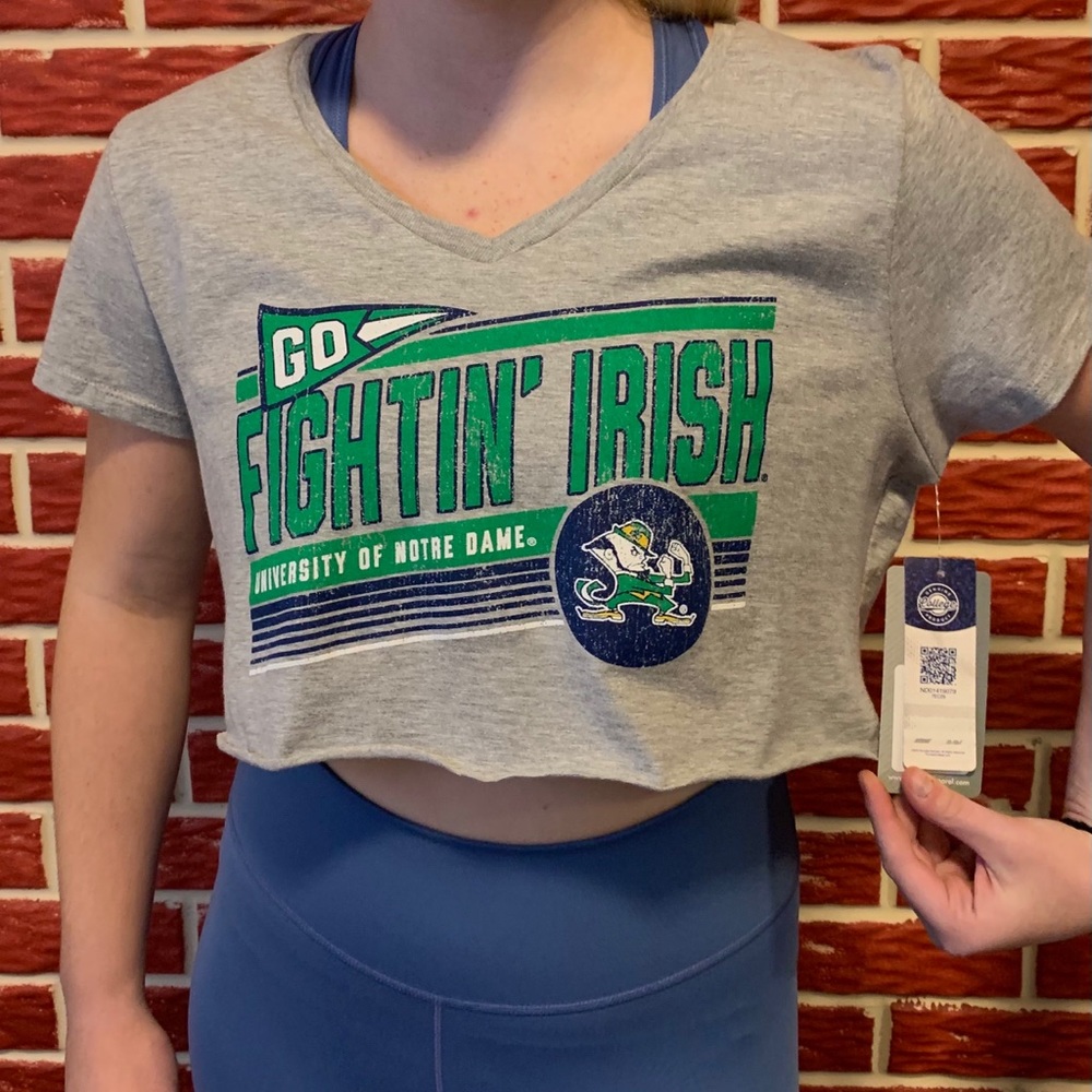 Colllege Apparel Notre Dame Shirt Sz Large